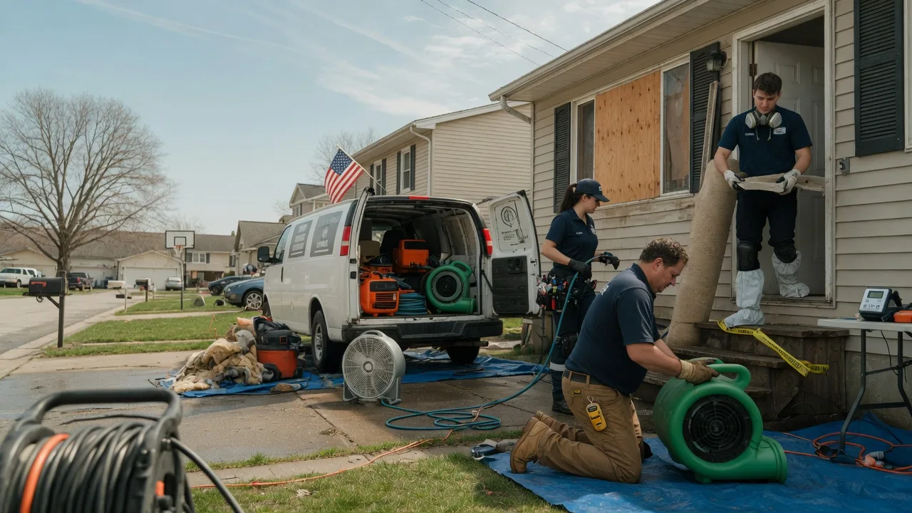 Water Damage Restoration in Kaneville, IL near me